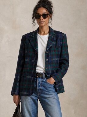 Vintage Woolrich Oversized Plaid Blazer